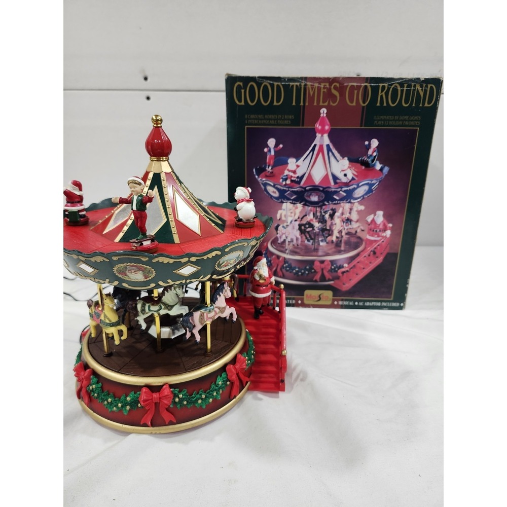 Maisto Good Times Merry Go Round Carousel Plays Music, Lights Up, No Movement